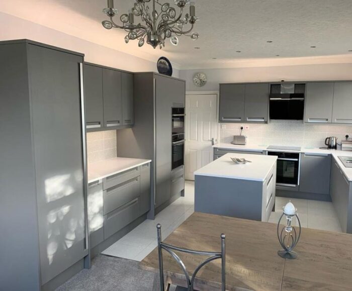 Acrylic solid surface countertop